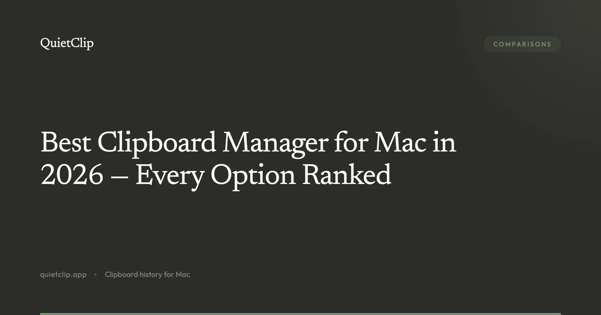 Best Clipboard Manager for Mac in 2026 — Every Option Ranked