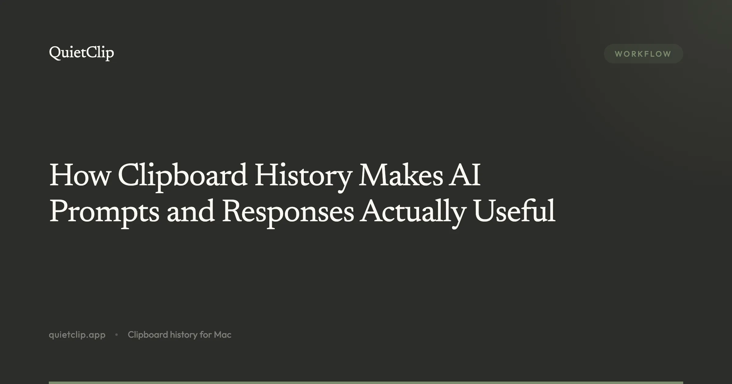 How Clipboard History Makes AI Prompts and Responses Actually Useful