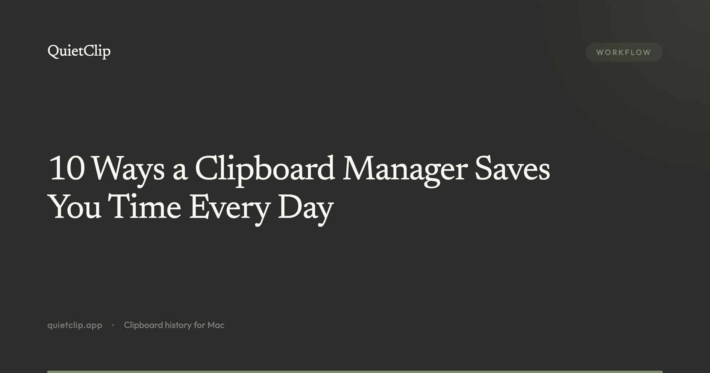 10 Ways a Clipboard Manager Saves You Time Every Day