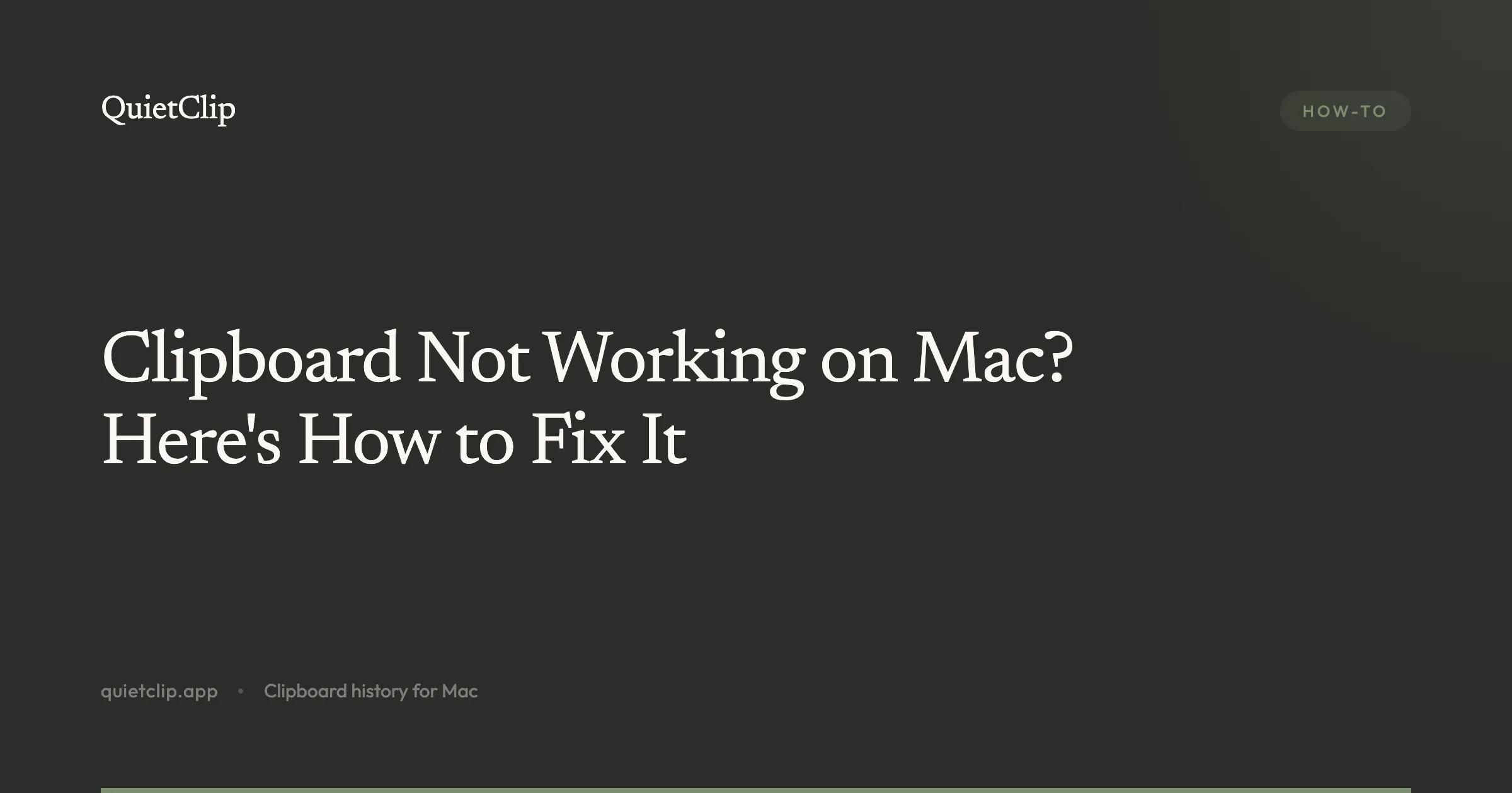 Clipboard Not Working on Mac? Here's How to Fix It