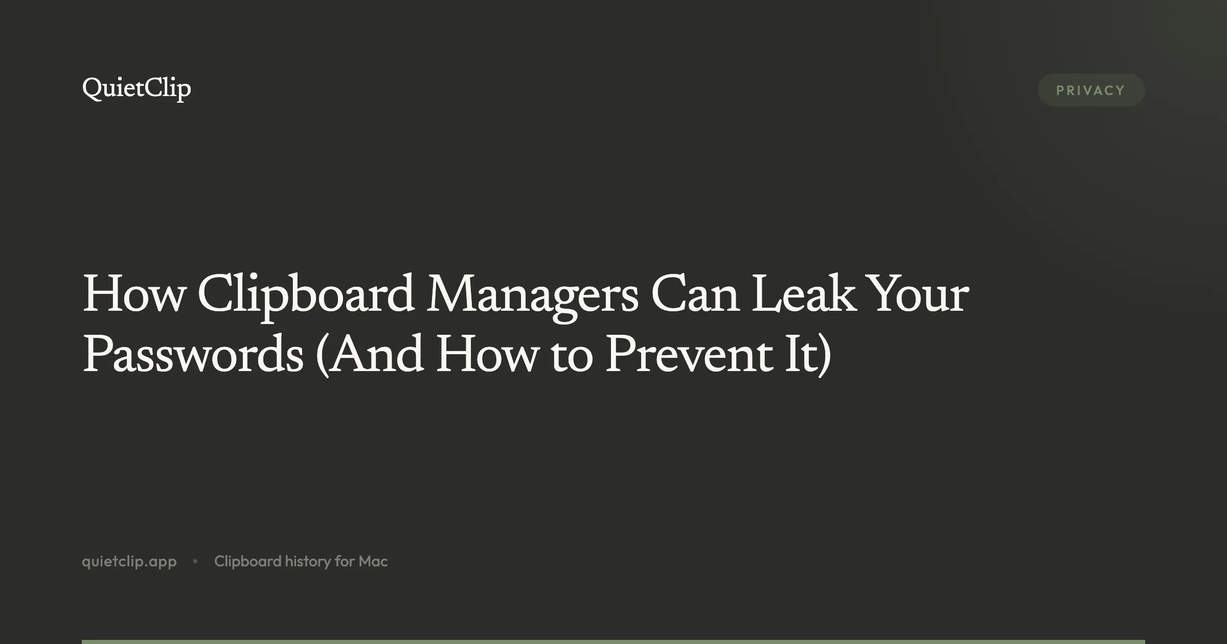 How Clipboard Managers Can Leak Your Passwords (And How to Prevent It)