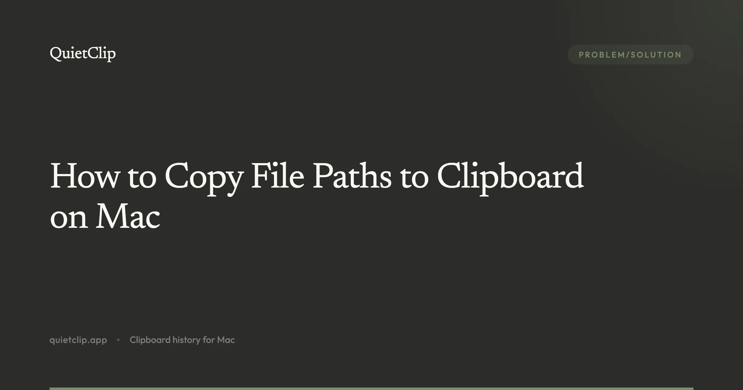 How to Copy File Paths to Clipboard on Mac