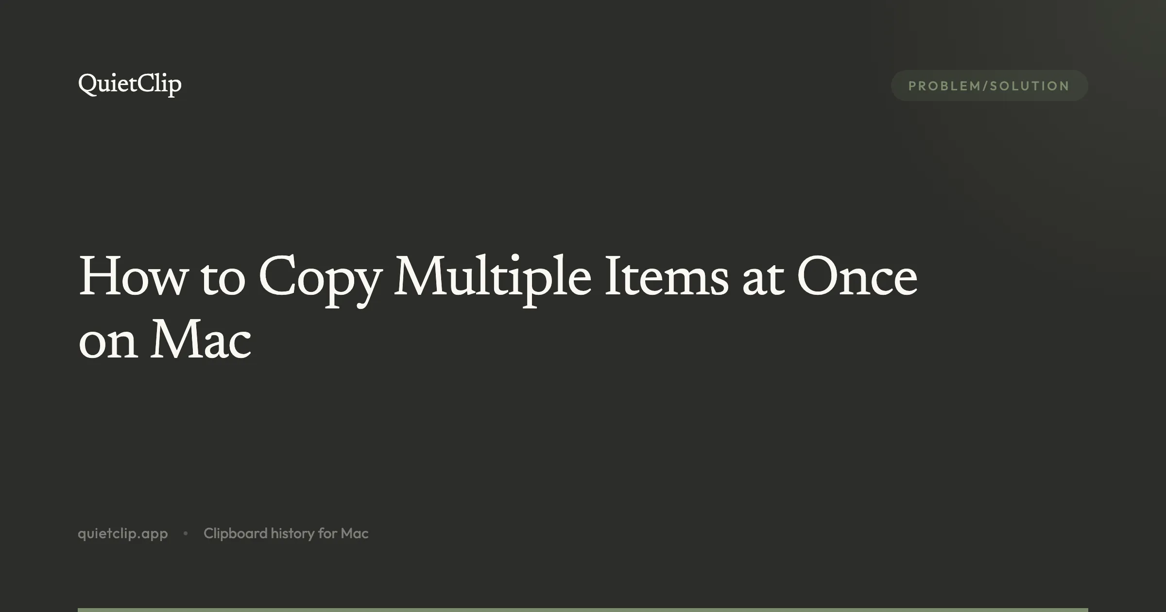 How to Copy Multiple Items at Once on Mac