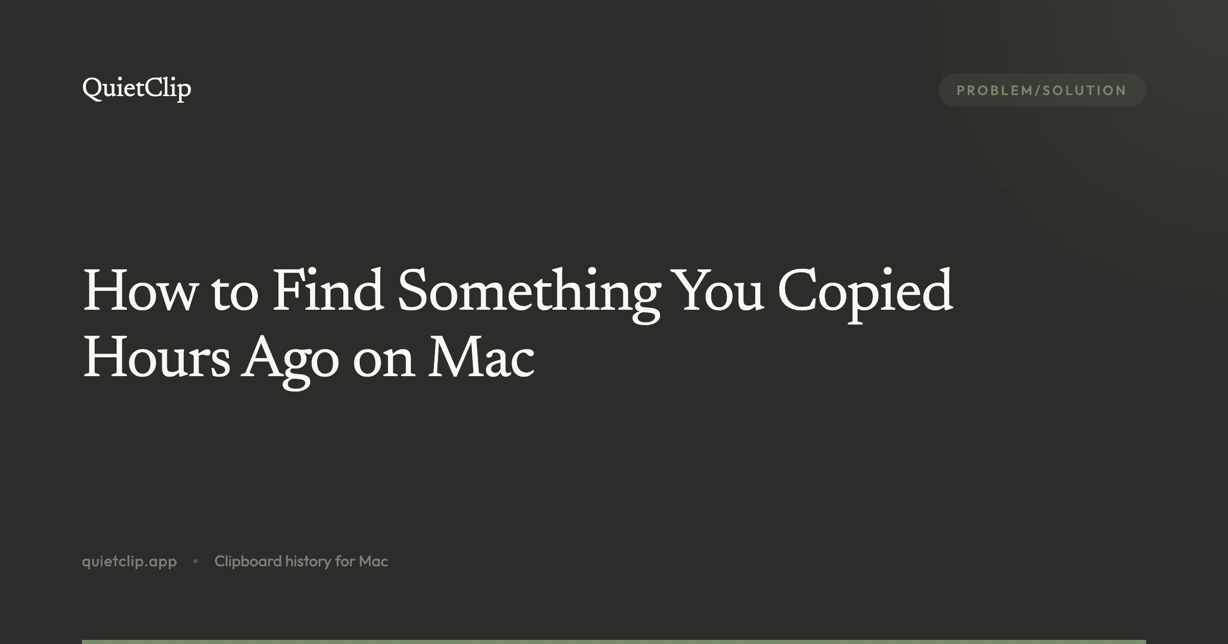 How to Find Something You Copied Hours Ago on Mac