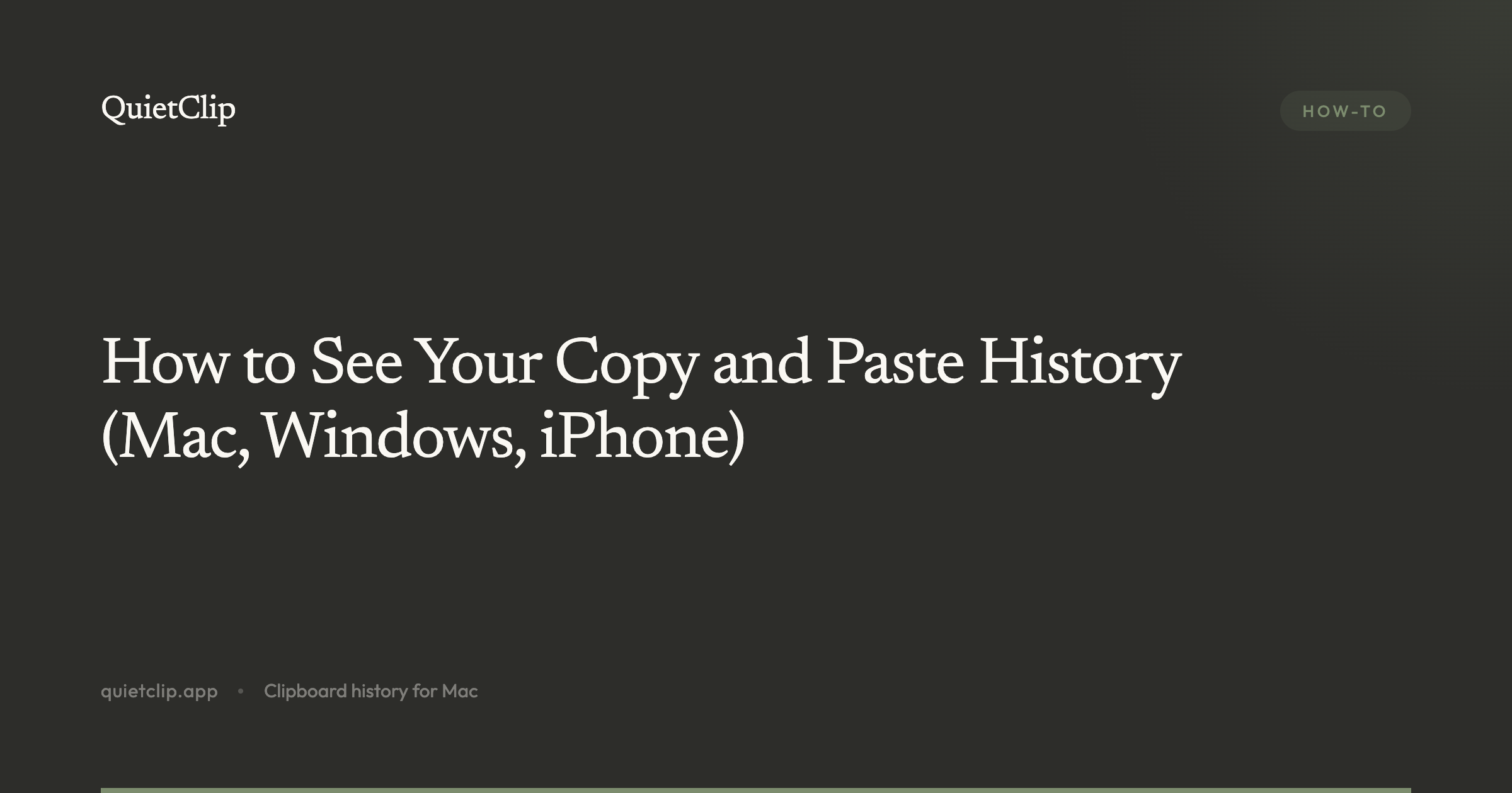 How to See Copy and Paste History on Mac, Windows & iPhone (2026)