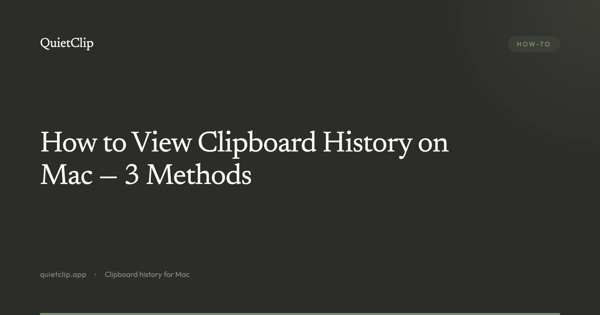 How to View Clipboard History on Mac — 3 Methods