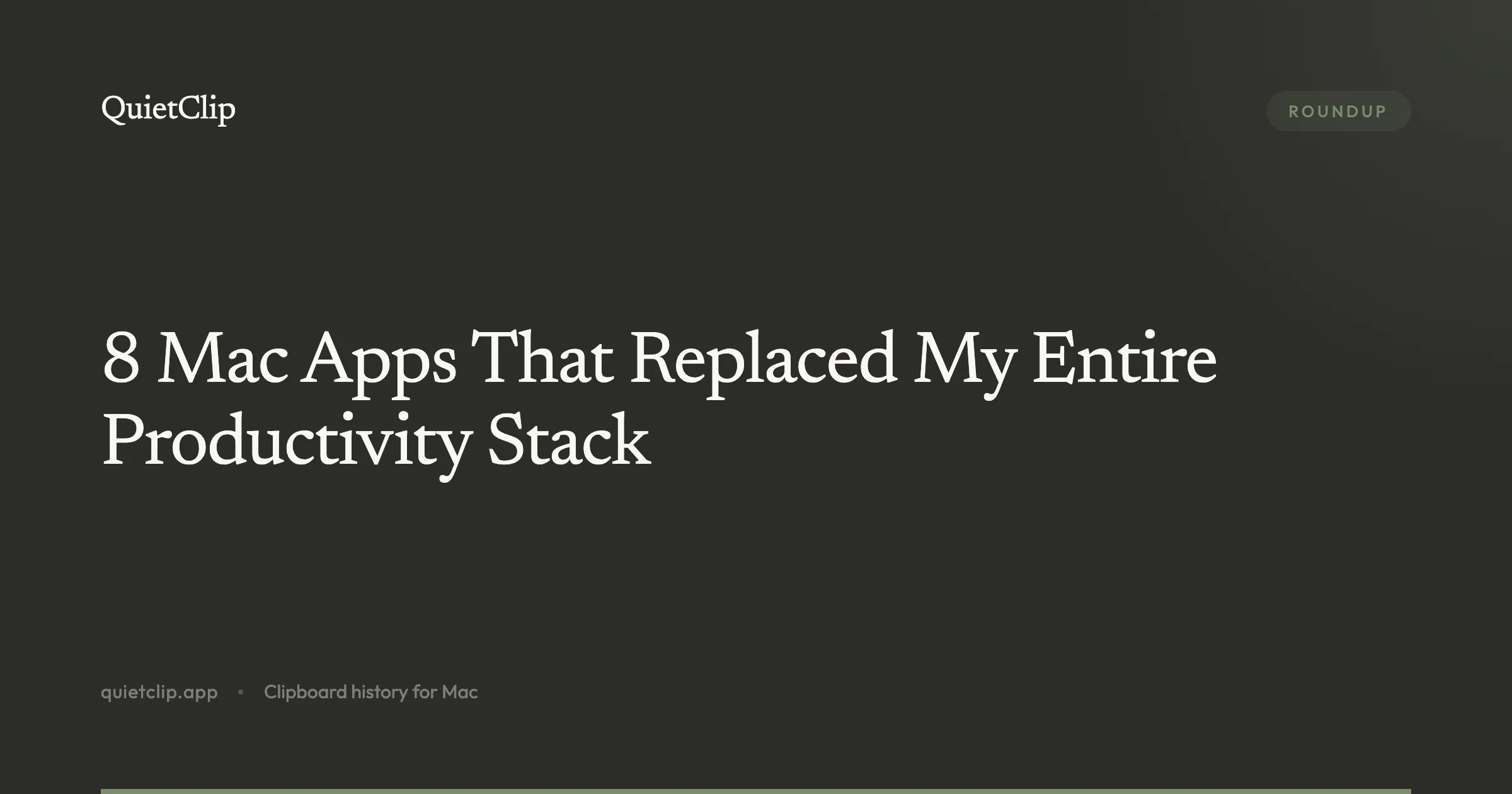 8 Mac Apps That Replaced My Entire Productivity Stack