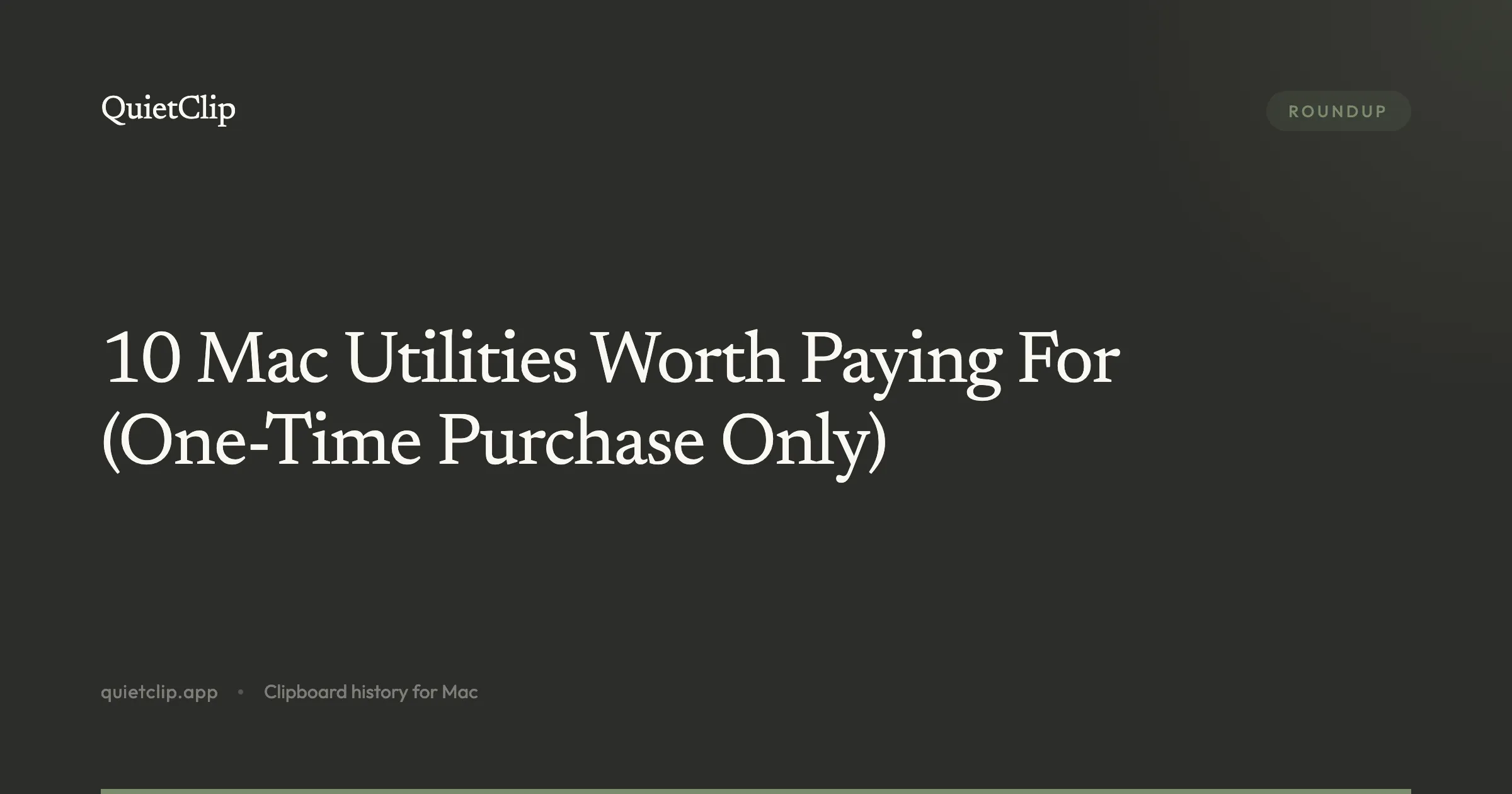 10 Mac Utilities Worth Paying For (One-Time Purchase Only)