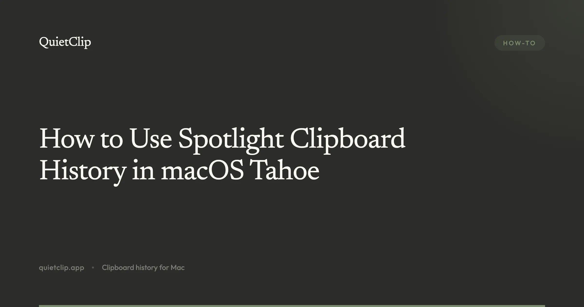 How to Use Spotlight Clipboard History in macOS Tahoe