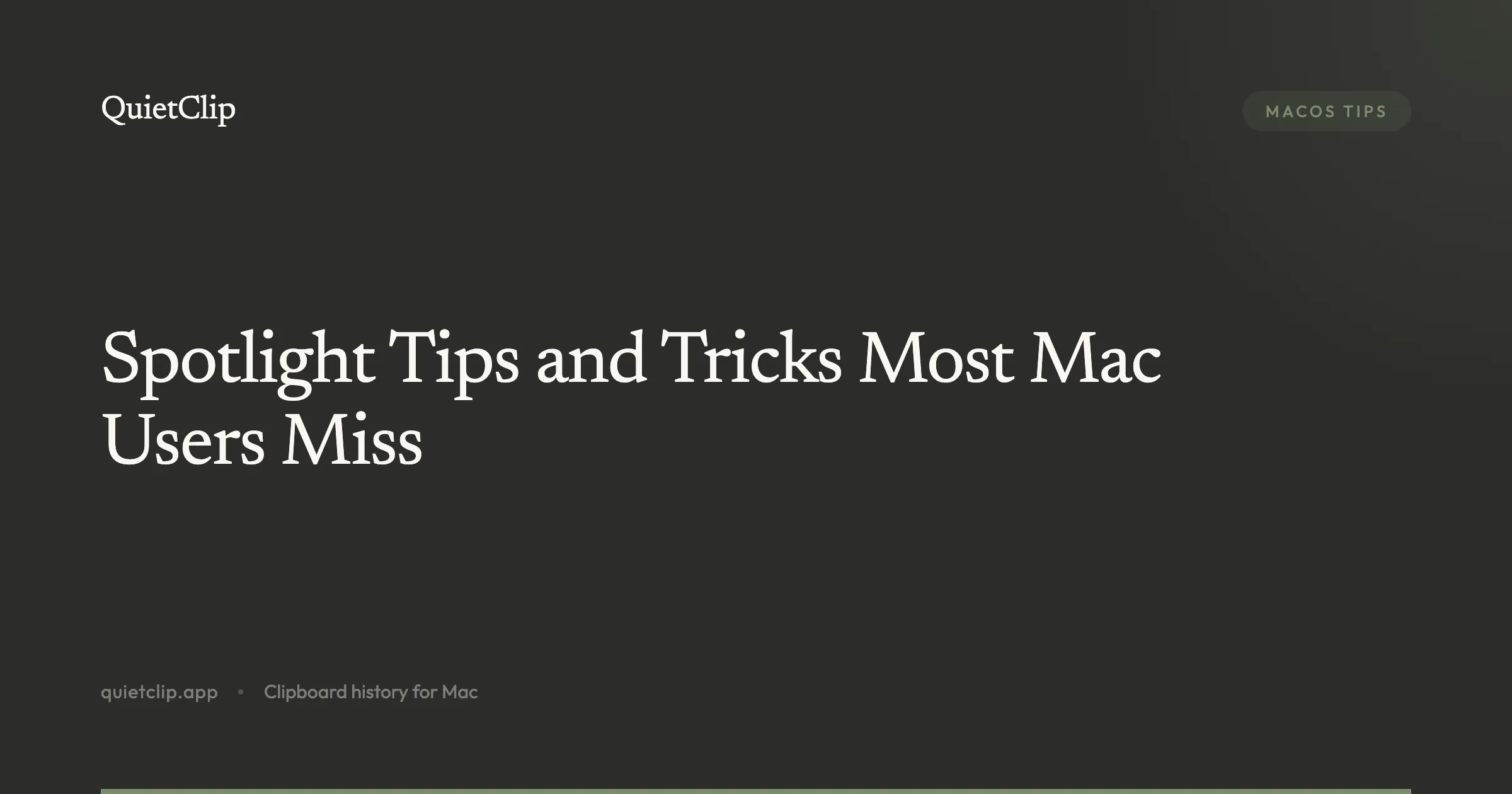 Spotlight Tips and Tricks Most Mac Users Miss