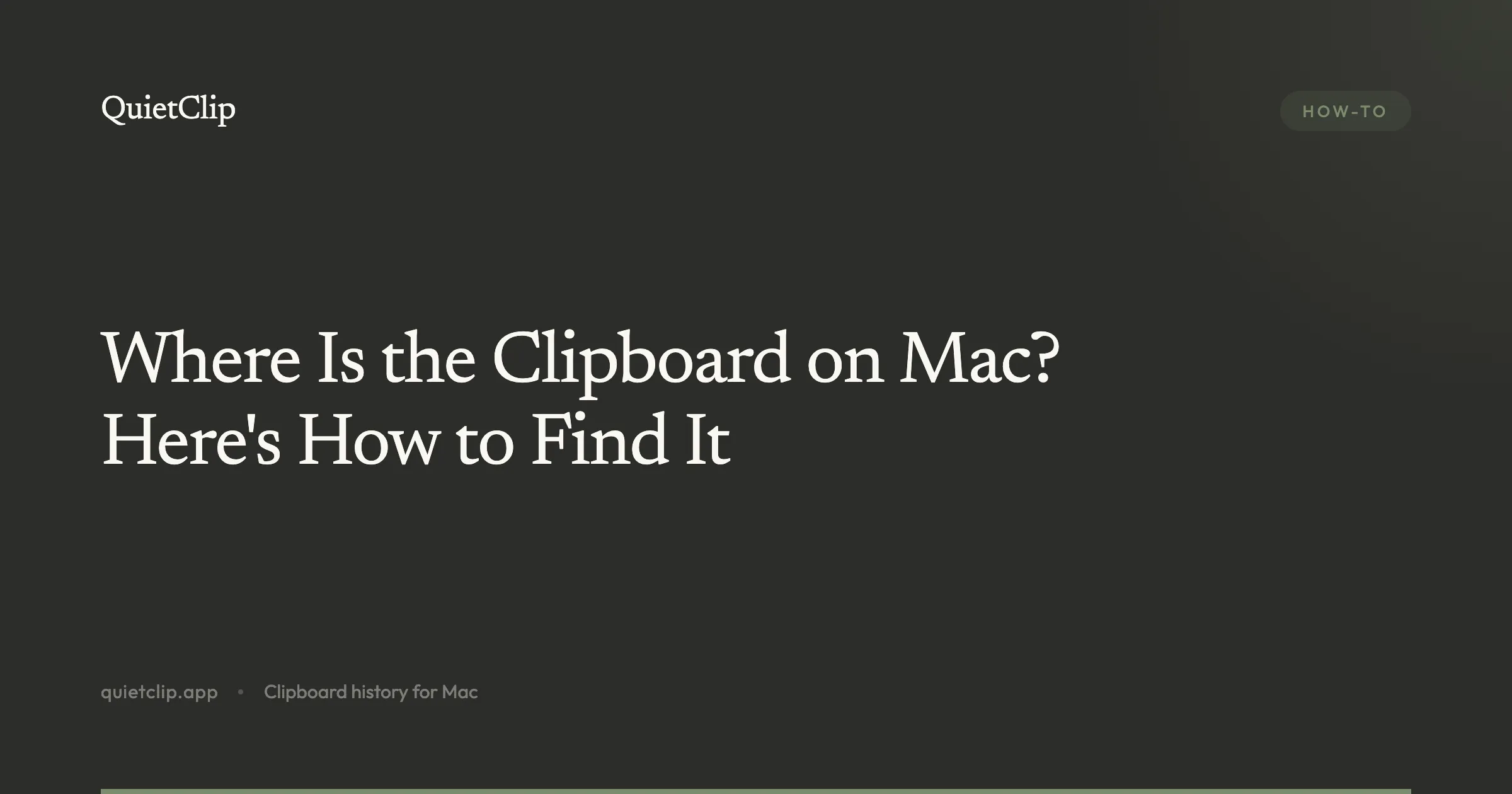 Where Is the Clipboard on Mac? Here's How to Find It