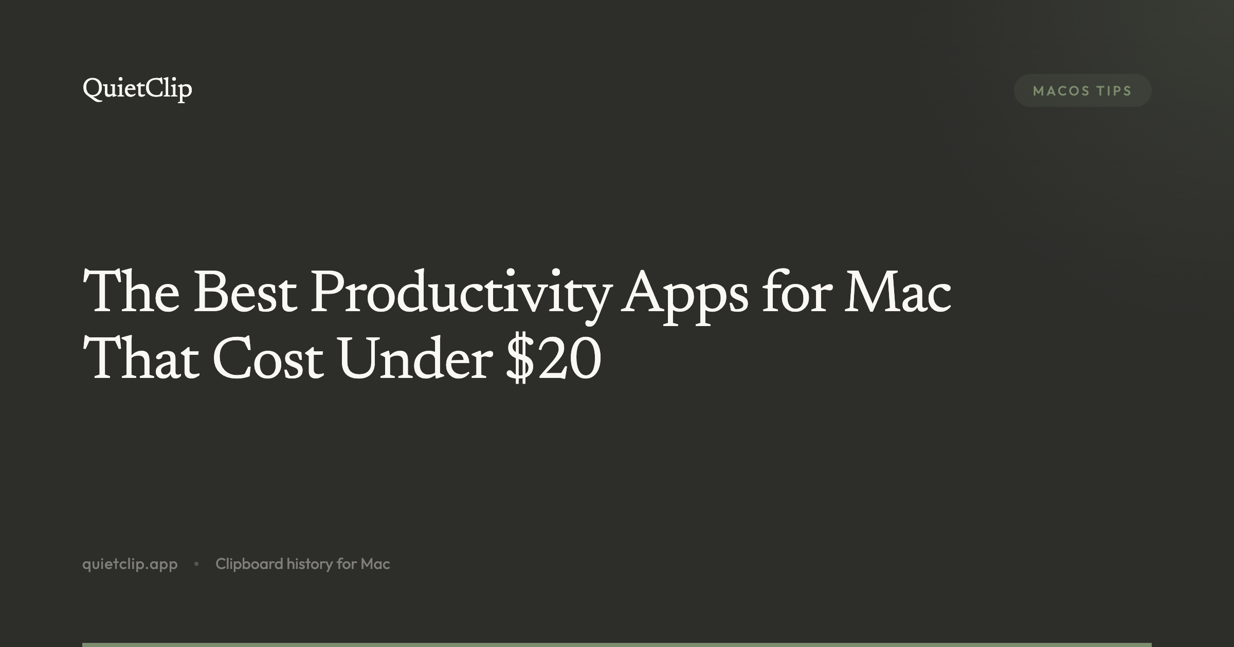 The Best Productivity Apps for Mac That Cost Under $20